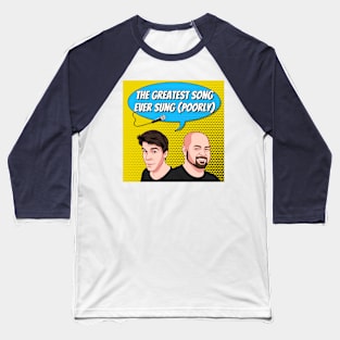 Show Hosts and Logo, BUT AS CARTOONS! Baseball T-Shirt